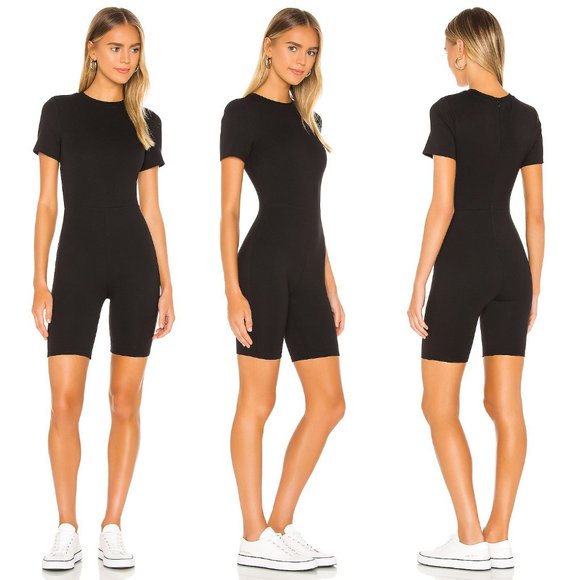 GRLFRND Black Short Sleeve Romper - Picture 8 of 8